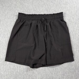 Ebb &‎ Flow Shorts Womens 30 Black Athleisure Elastic Drawstring Lounge Casual